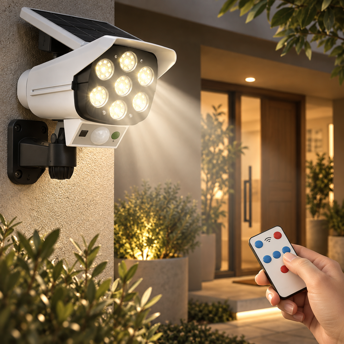 Lumix™ | Foco Solar Inteligente con Sensor de Movimiento