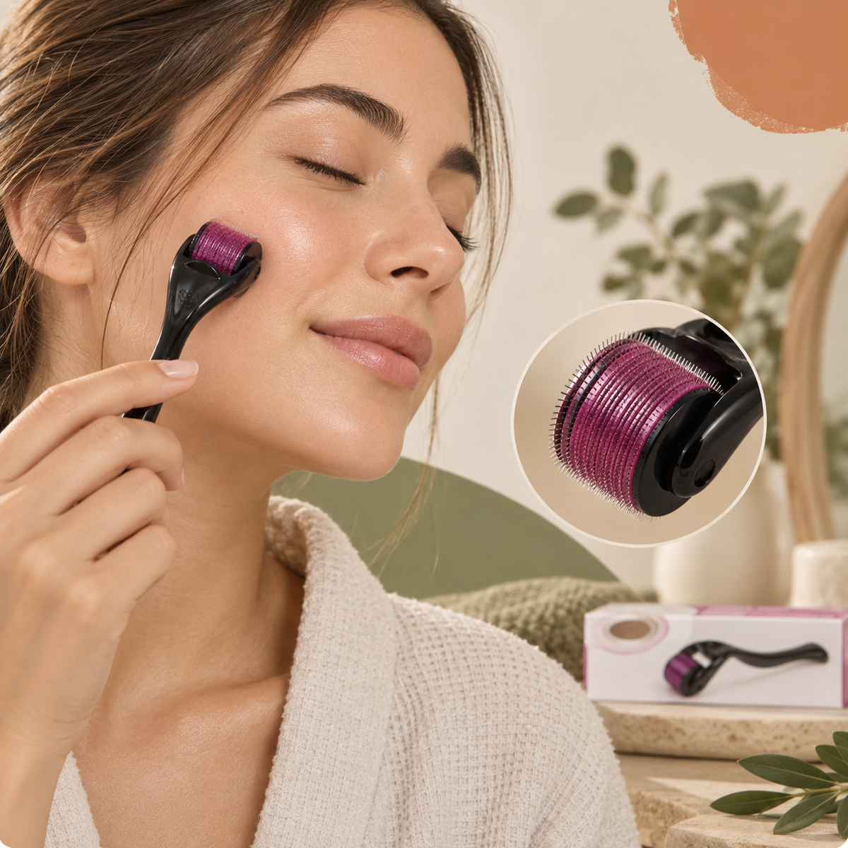 Rollix™ | Dermaroller 540 Agujas Microneedling Facial