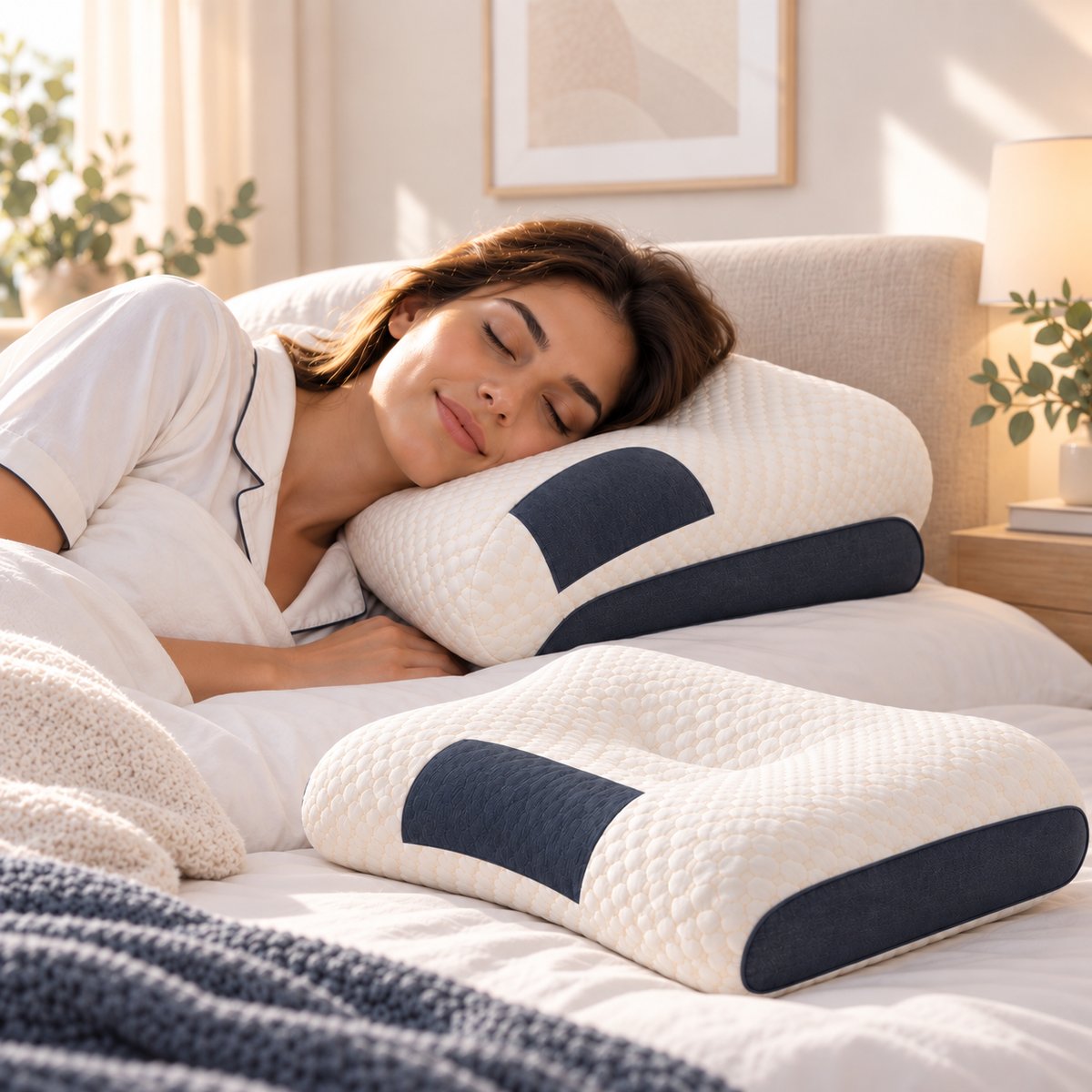 Restful™ | Almohada Ergonómica Ortopédica - Pack Duo